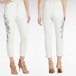 Jessica Simpson | White Cloud Dancer Forever Rolled Cuff Skinny Ankle Jeans 31